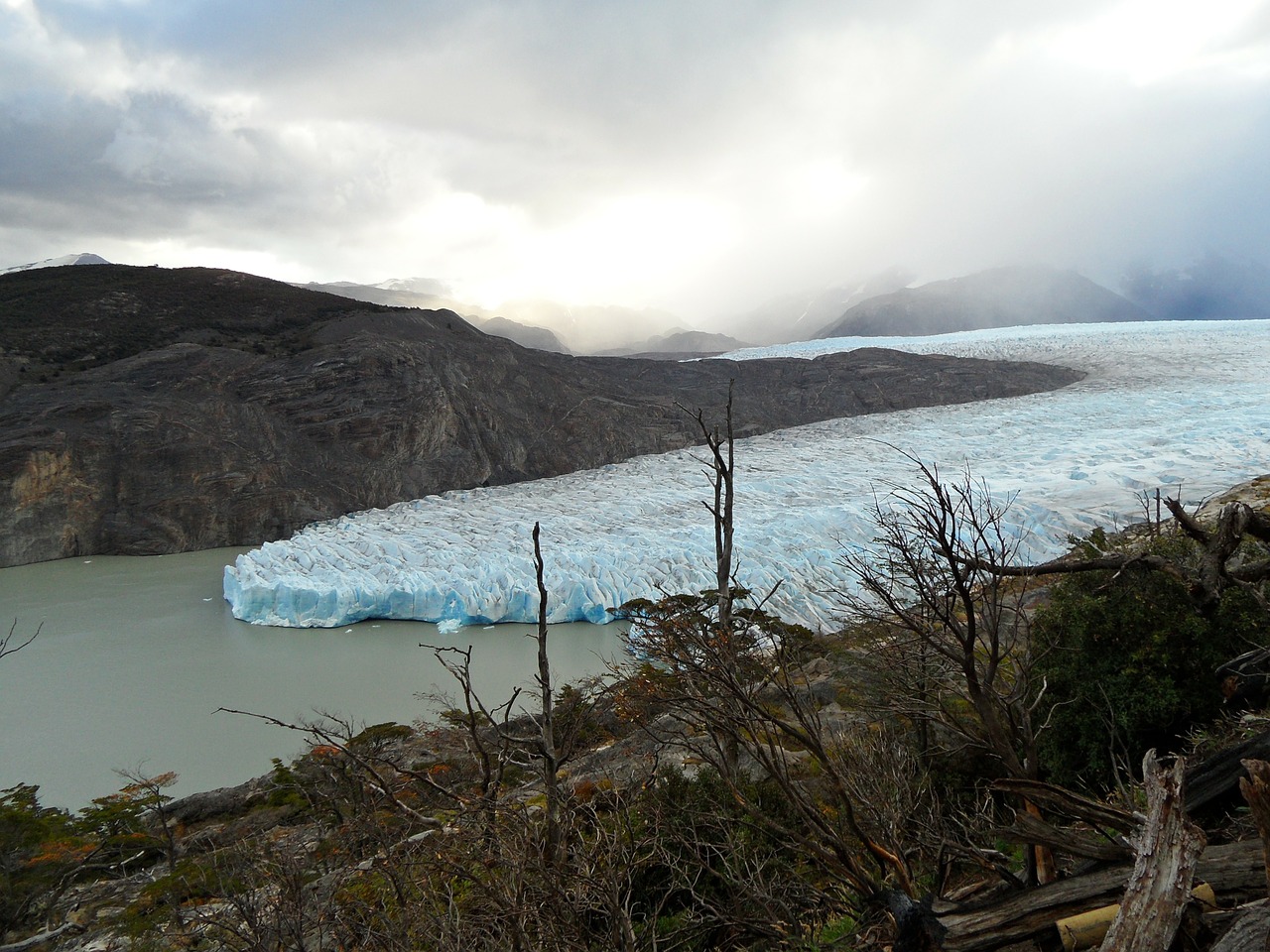 Ledynas Pilkas, Čile, Torres Del Paine, Nacionalinis Parkas, Niūrus, Nemokamos Nuotraukos,  Nemokama Licenzija