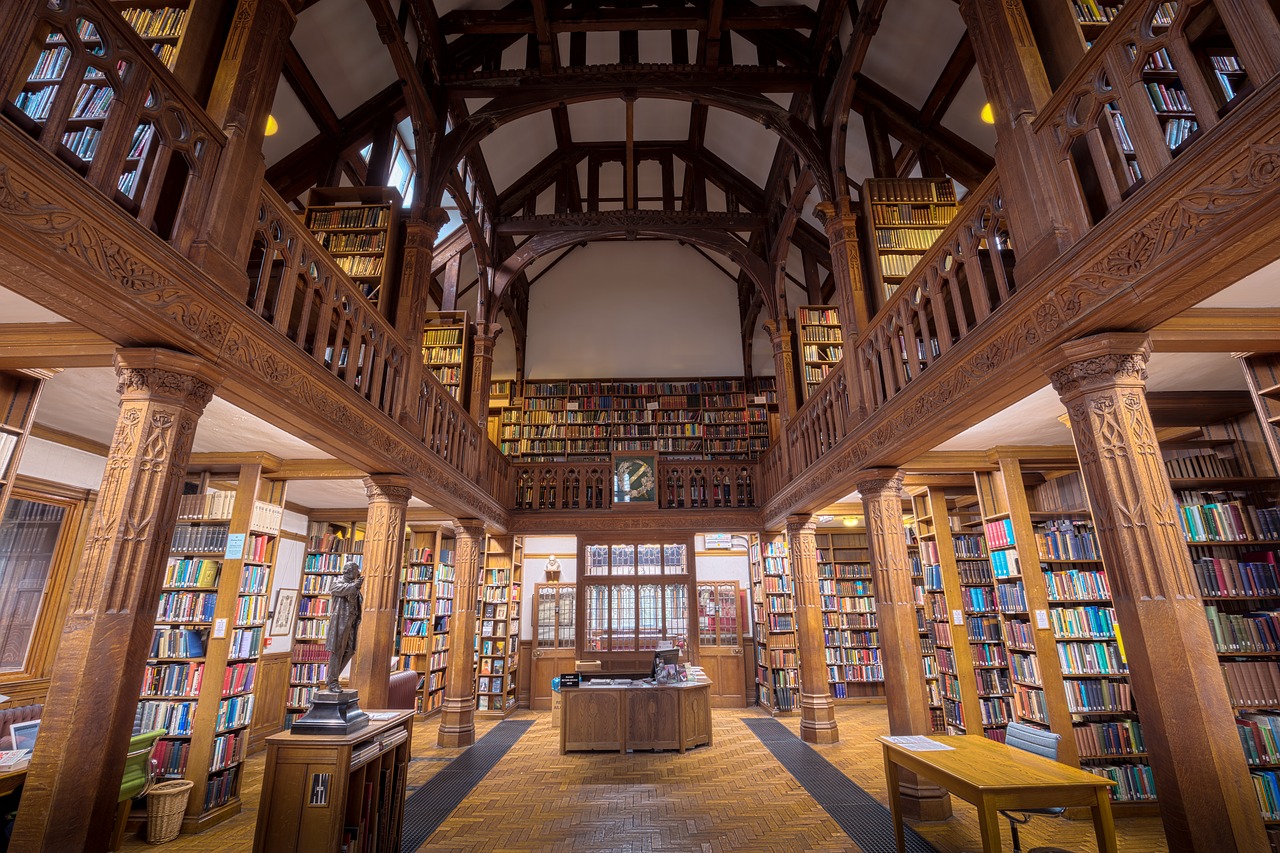 Gladstones Biblioteka,  Velsas,  Valų,  Biblioteka,  Bibliotekos,  Knyga,  Knygos,  Leidiniai,  Knygų Lentynos,  Skaityti