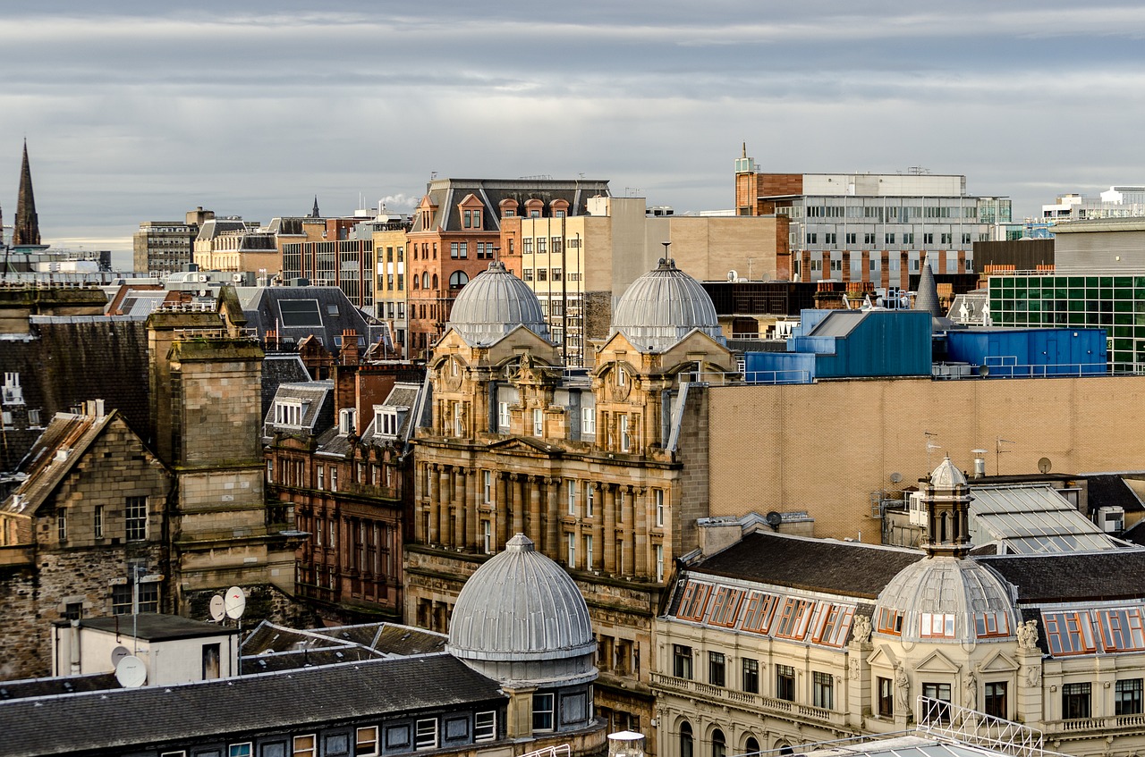 Glasgow, Škotija, Miestas, Turizmas, Virš Miesto, Stogai, Nemokamos Nuotraukos,  Nemokama Licenzija