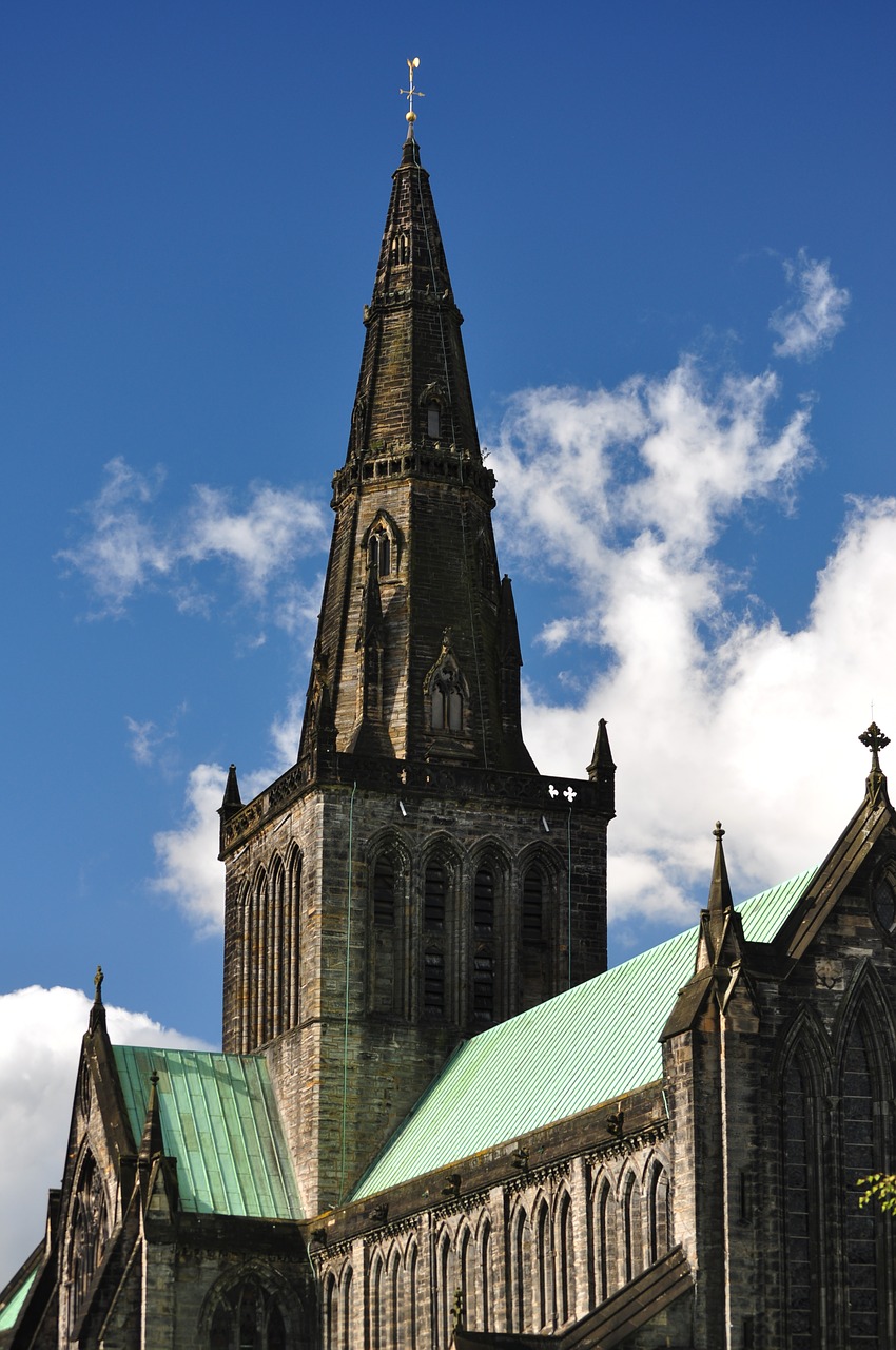 Glasgow Katedra, Katedra, Bažnyčia, Paminklas, Škotija, Glasgow, Architektūra, Gotika, Bokštas, Nemokamos Nuotraukos