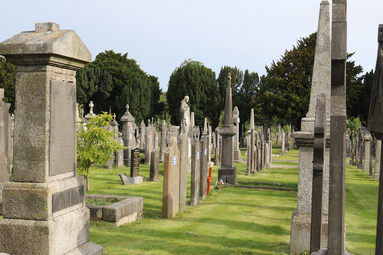 Glasnevin, Dublin, Airija, Kapinės, Kapinės, Keltų, Laidotuves, Vieta Poilsiui, Kapai, Senos Kapinės