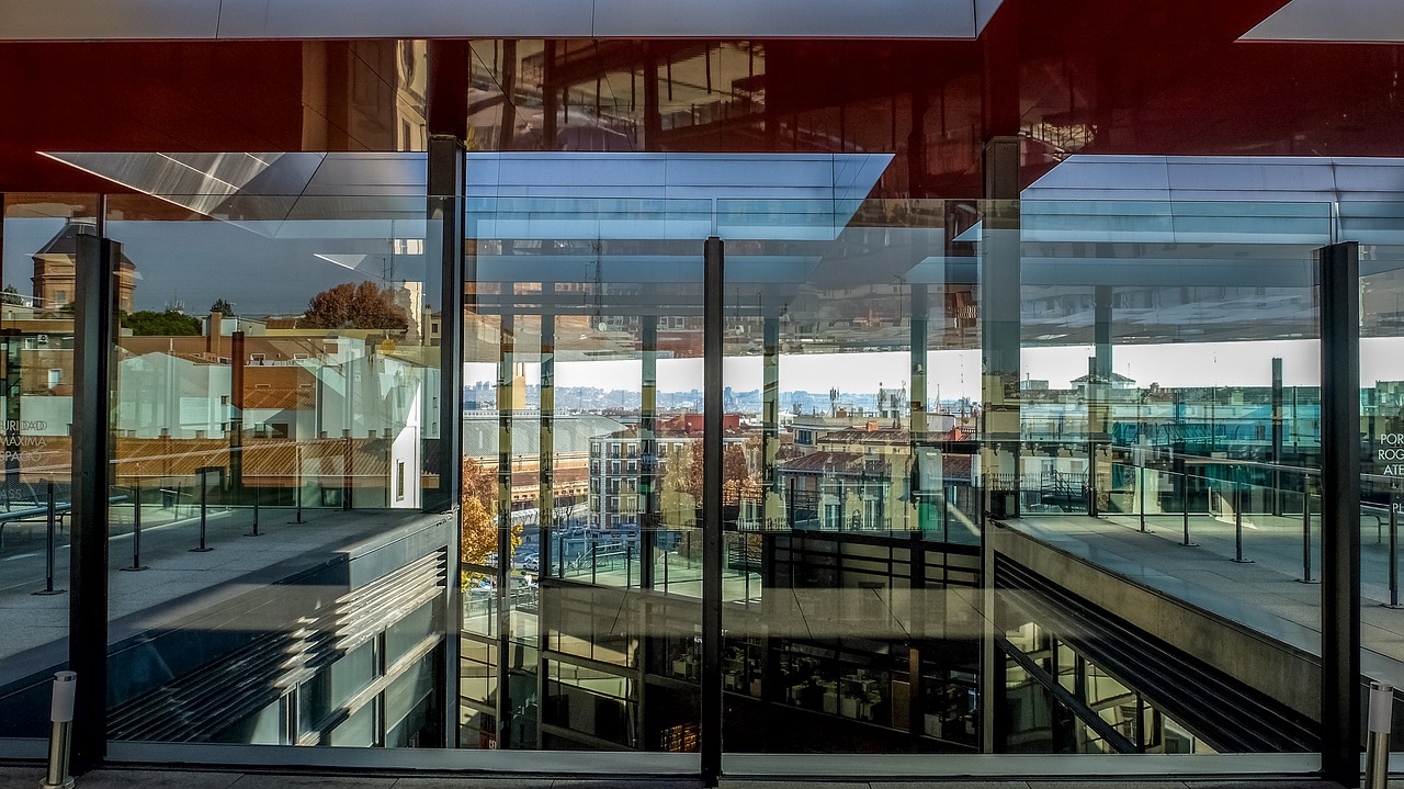 Stiklas, Atspindys, Architektūra, Šiuolaikiška, Madride, Nemokamos Nuotraukos,  Nemokama Licenzija