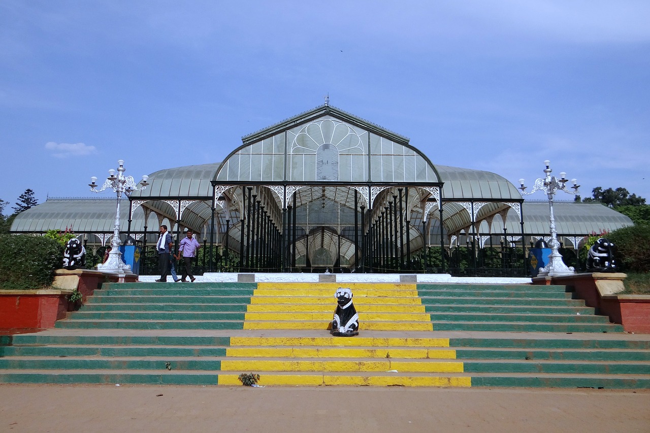 Stiklo Namas, Botanikos Sodas, Lal Bagh, Bangalore, Karnataka, Indija, Nemokamos Nuotraukos,  Nemokama Licenzija