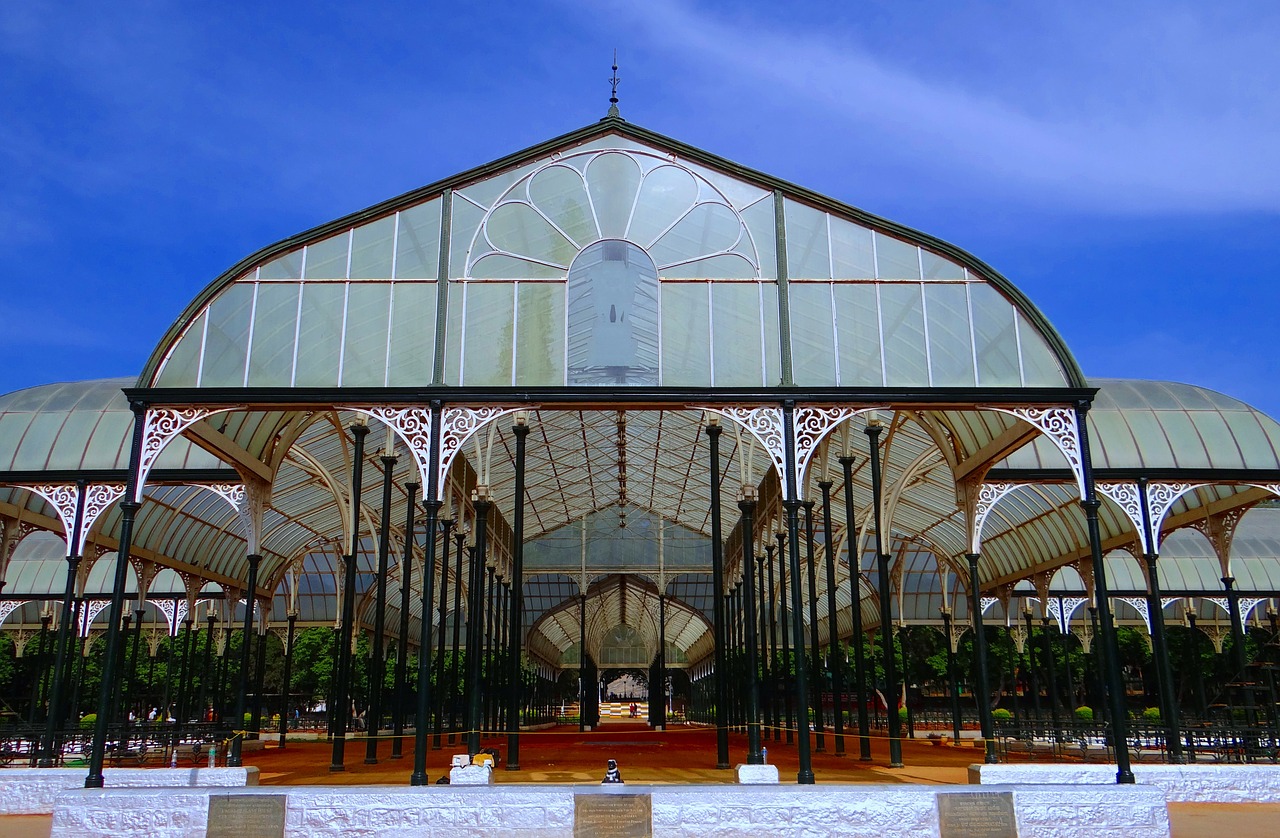 Stiklo Namas, Botanikos Sodas, Lal Bagh, Bangalore, Karnataka, Indija, Nemokamos Nuotraukos,  Nemokama Licenzija