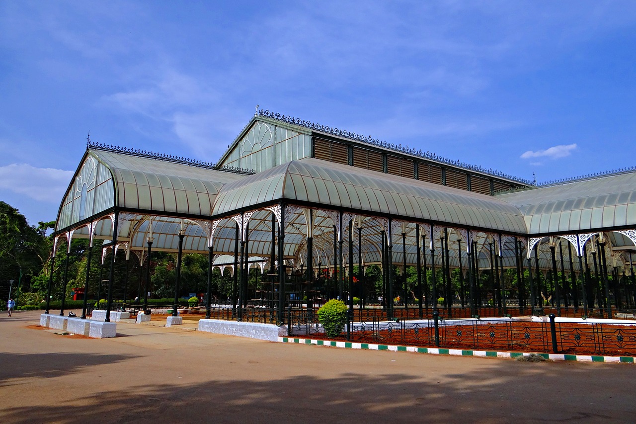 Stiklo Namas, Botanikos Sodas, Lal Bagh, Bangalore, Karnataka, Indija, Nemokamos Nuotraukos,  Nemokama Licenzija
