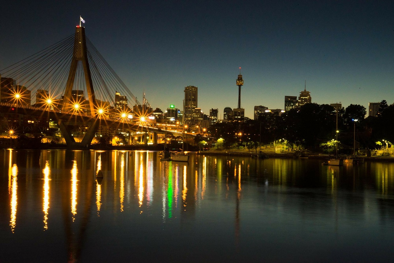 Glebe Point, Sidnėjus, Australia, Aušra, Žibintai, Pastatai, Nemokamos Nuotraukos,  Nemokama Licenzija