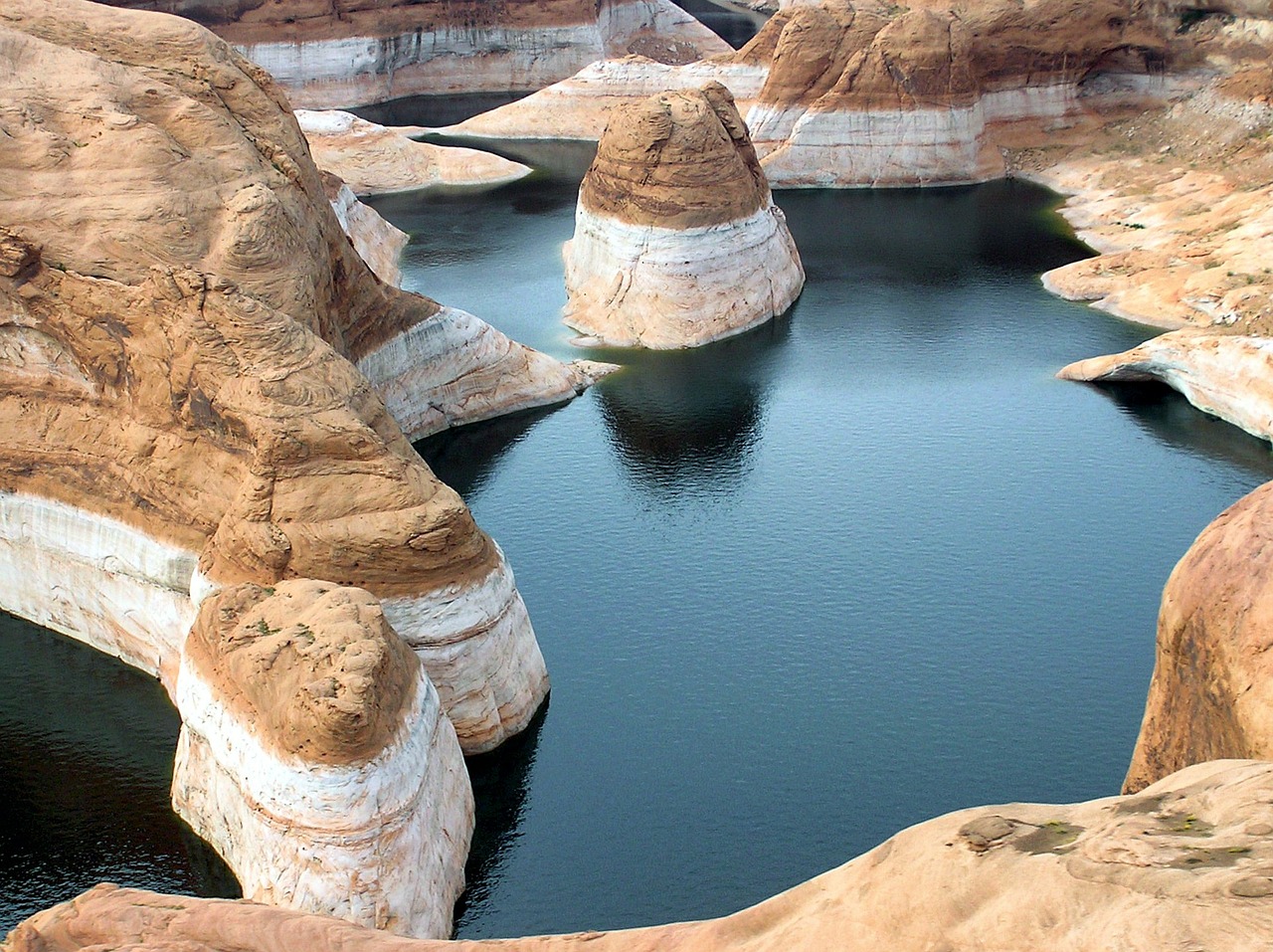 Glen Canyon, Utah, Kraštovaizdis, Vaizdingas, Kalnai, Susivienijimai, Atodūs, Gamta, Lauke, Vanduo