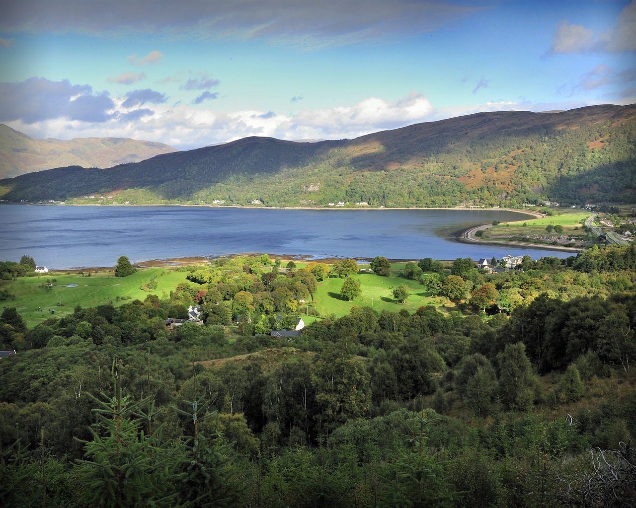 Glenachulish, Loch Linnhe, Škotija, Glencoe, Highlands, Loch, Vaizdingas, Nemokamos Nuotraukos,  Nemokama Licenzija
