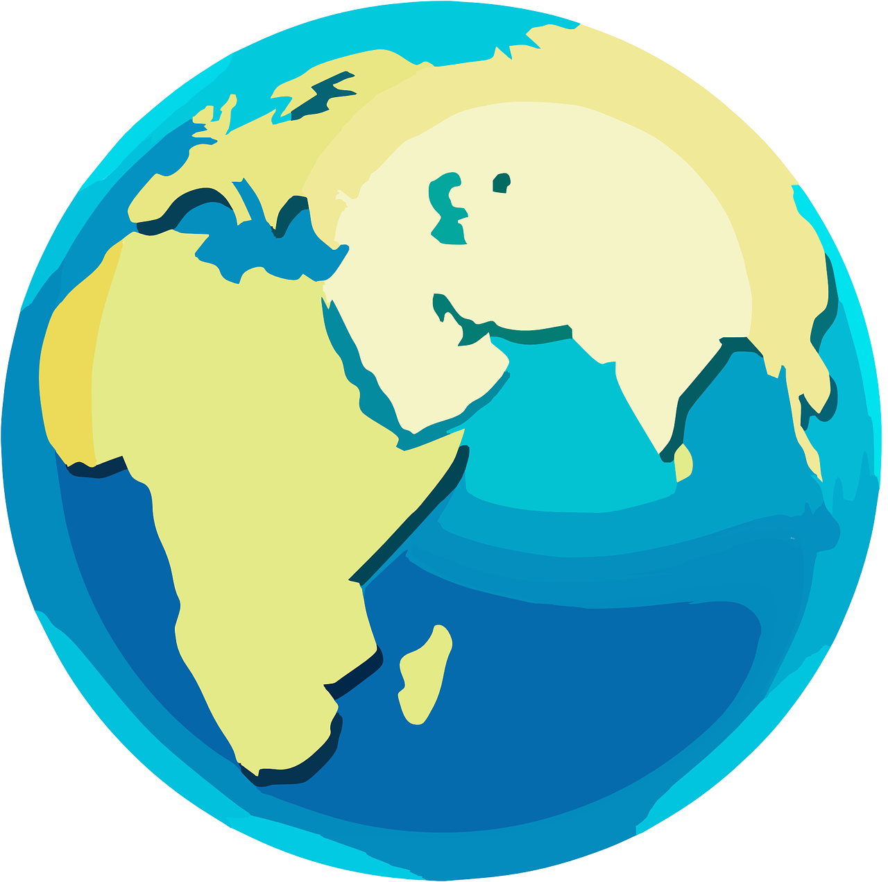 Gaublys, Pasaulio Žemėlapis, Žemė, Planeta, Žemėlapis, Pasaulis, Geografija, Asija, Afrika, Europa