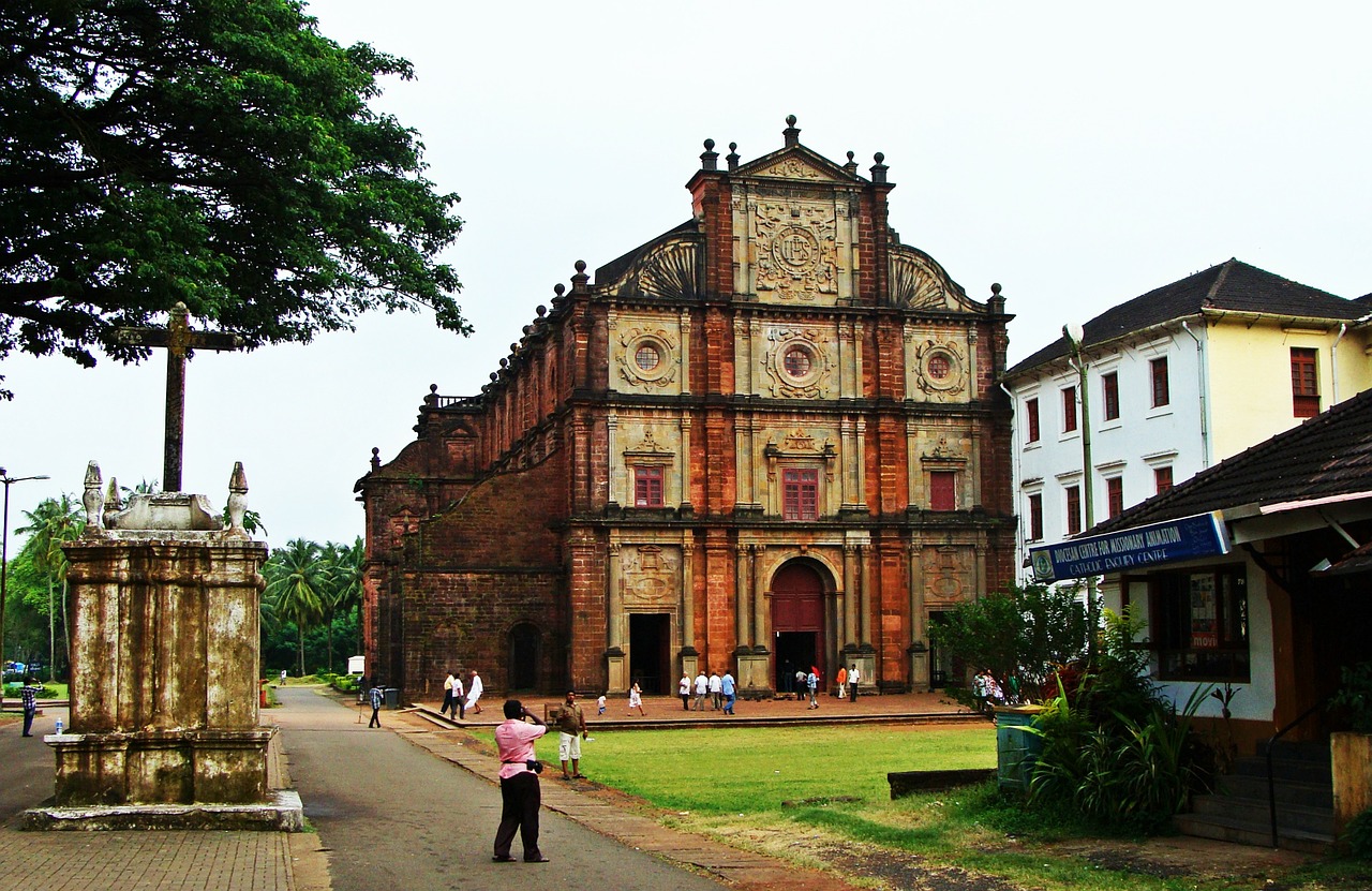 Goa, Bazilika, Bom Jesus, Bažnyčia, Katedra, Miestas, Istorinis Centras, Indija, Unesco, Unesco Pasaulio Paveldas