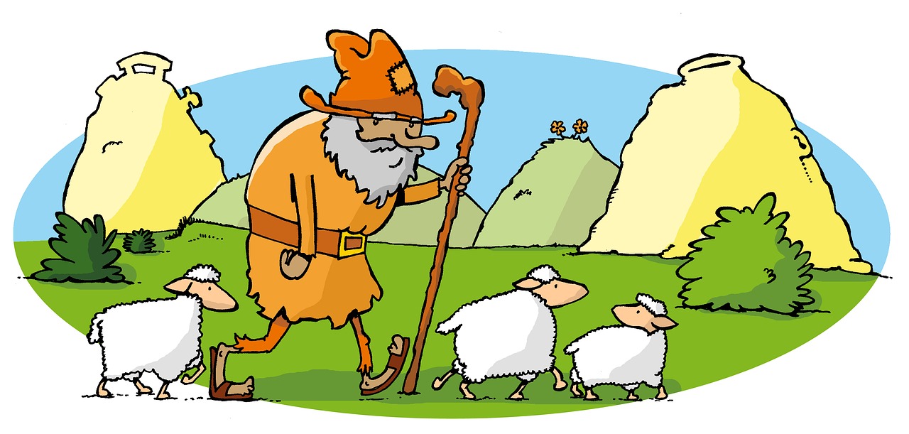 Ožkų Ganytojas, Ganykla, Pieva, Ūkininkavimas, Flock, Ganymas, Herder, Kaimas, Avys, Vaikščioti