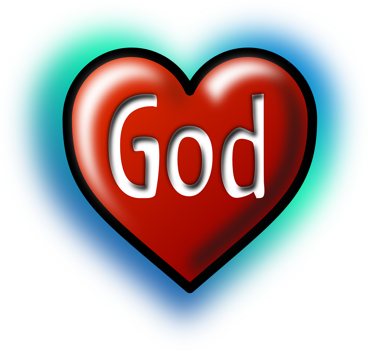 Dievas, Širdis, Meilė, Religija, Krikščionybė, Krikščionis, Simbolis, Dvasinis, Bažnyčia, Piktograma