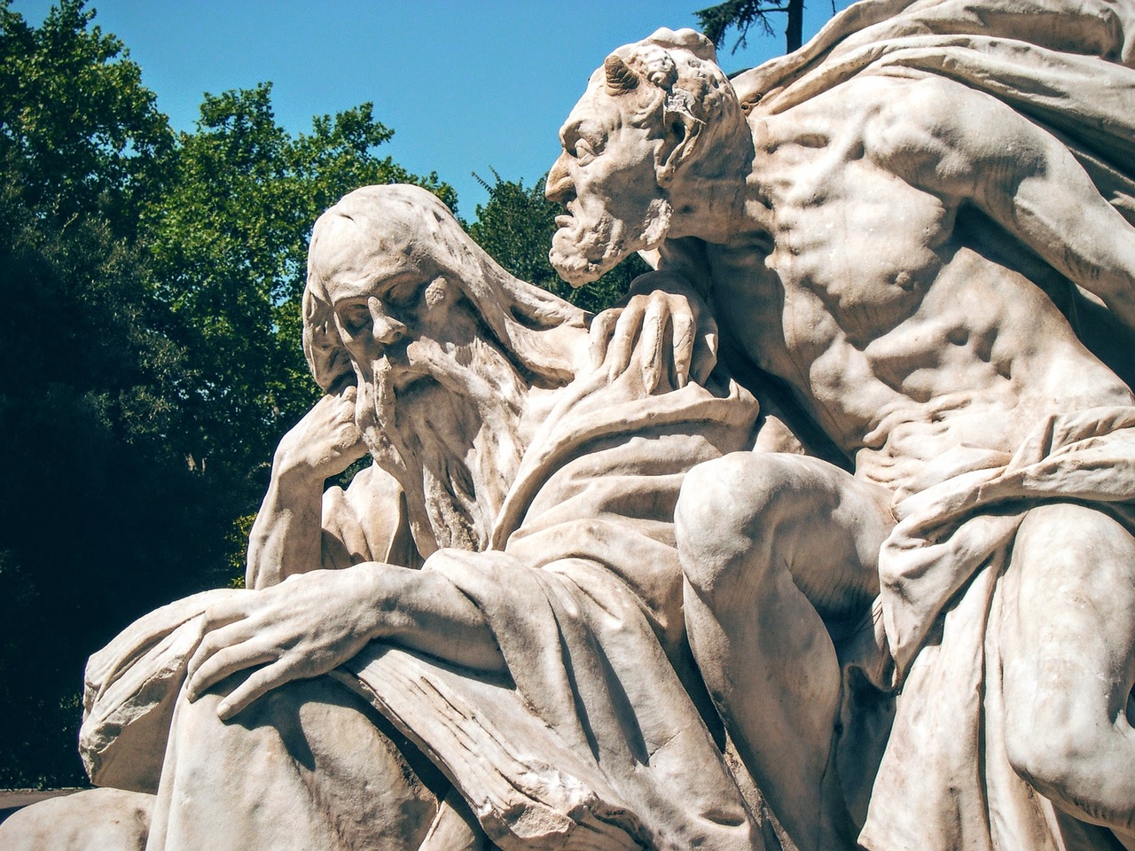 Goethe, Mefistofeliai, Skulptūra, Statula, Roma, Italy, Nemokamos Nuotraukos,  Nemokama Licenzija