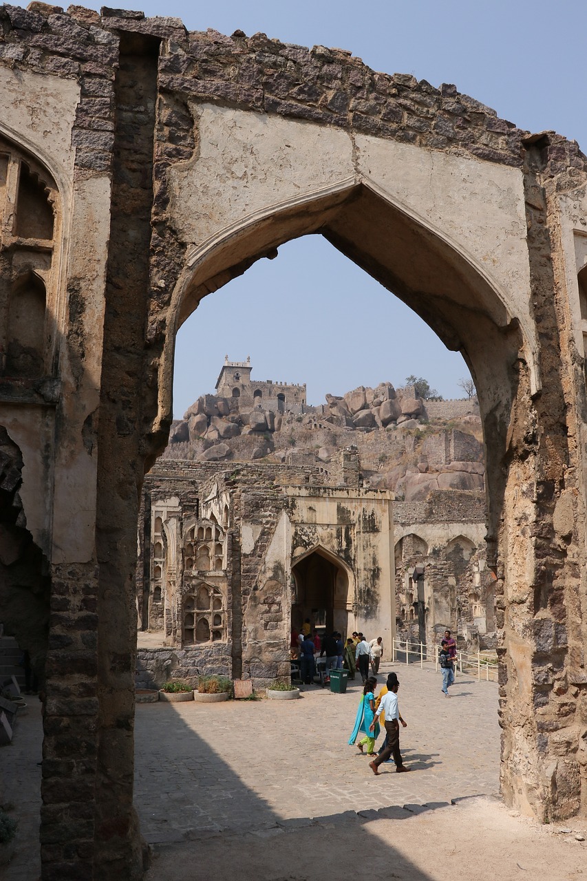 Golconda Fortas,  Architektūra,  Hyderabad,  Indija, Nemokamos Nuotraukos,  Nemokama Licenzija