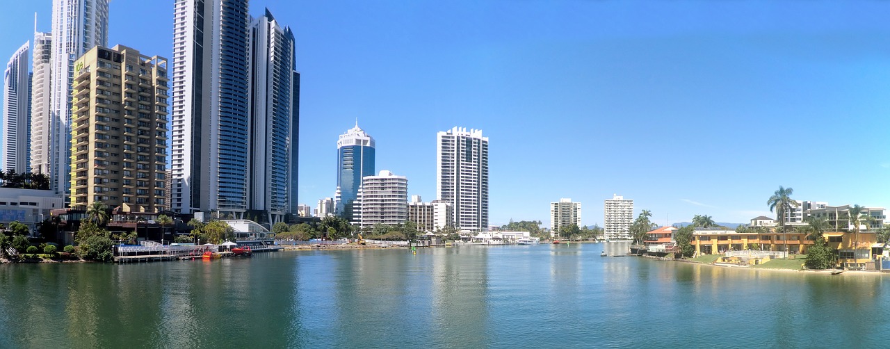 Auksinė Pakrantė, Queensland, Australia, Panorama, Nemokamos Nuotraukos,  Nemokama Licenzija