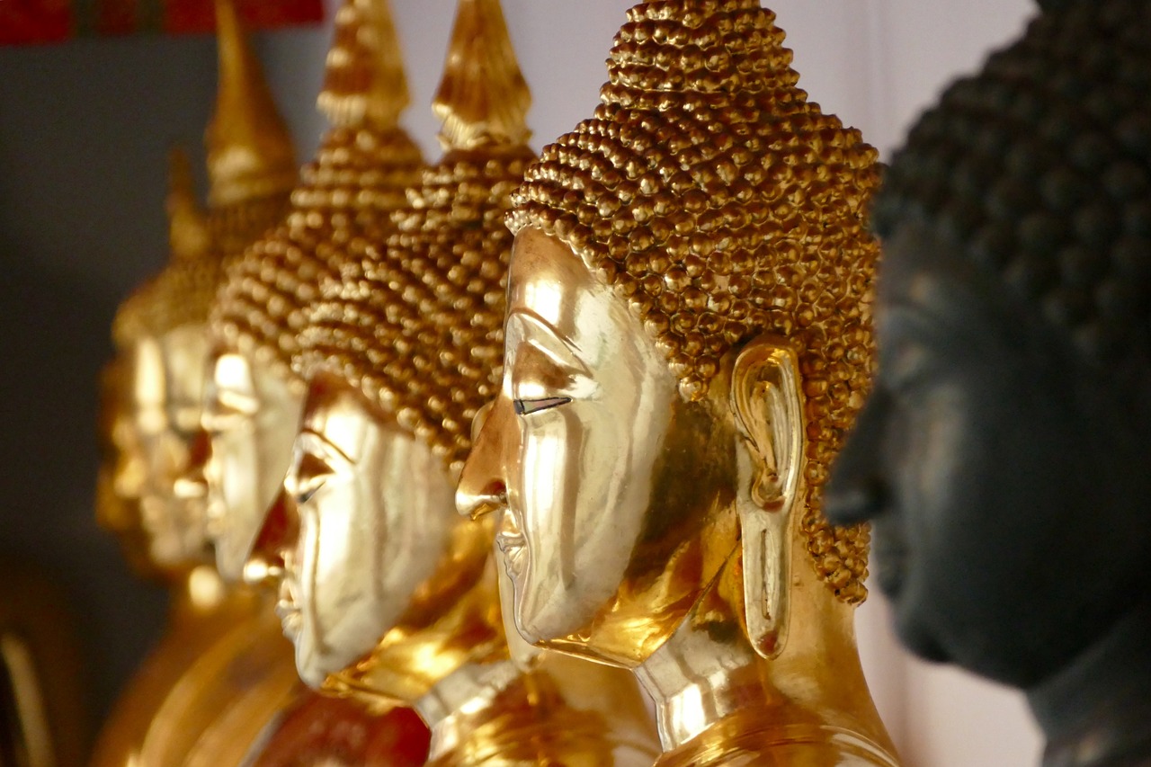 Golden,  Buda,  Ornamentu,  Statula,  Skulptūra,  Religija,  Wat Pho,  Tailandas,  Lankytinos Vietos,  Budizmas