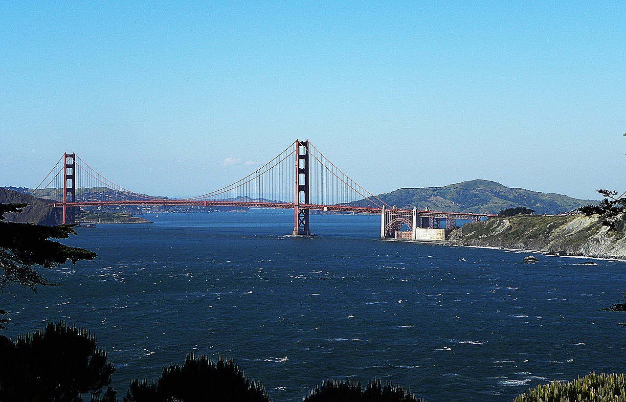 Auksinių Vartų Tiltas, San Franciskas, Įlanka, Usa, Amerikietis, Tiltas, Kabantis Tiltas, Nemokamos Nuotraukos,  Nemokama Licenzija