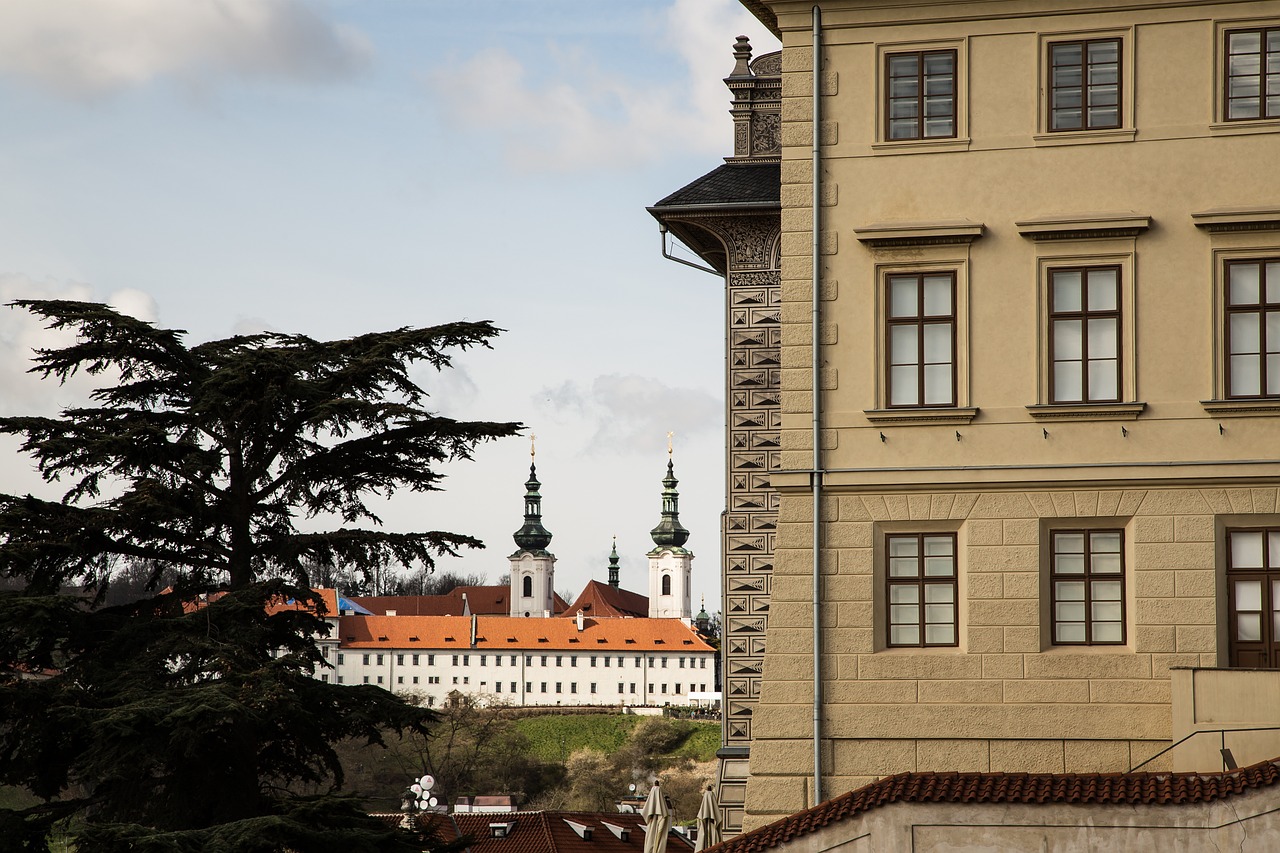 Aukso Miestas,  Prague,  Fasadas,  Čekijos Respublika,  Architektūra,  Istoriškai,  Pastatas,  Namo Fasadas,  Miestas,  Vienuolynas