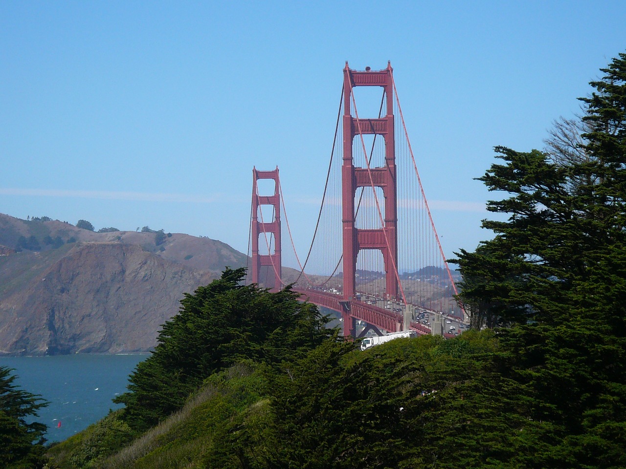 Auksiniai Vartai, San Franciskas, Usa, Auksinių Vartų Tiltas, Kabantis Tiltas, Kalifornija, Tiltas, Lankytinos Vietos, Francisco, San