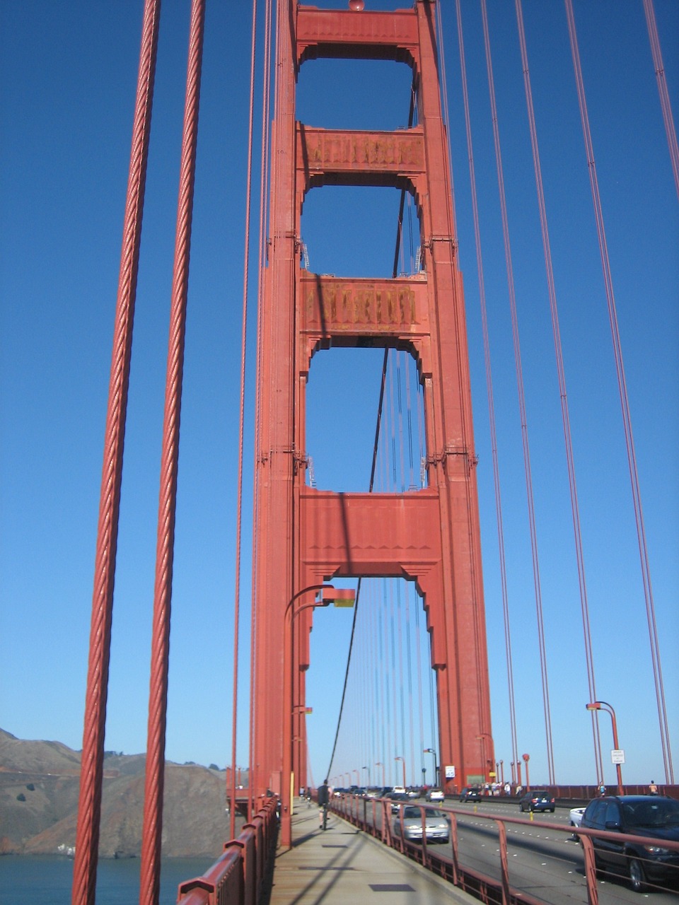 Auksiniai Vartai, San Franciskas, Kalifornija, Usa, Amerikietis, Auksinių Vartų Tiltas, Lankytinos Vietos, Francisco, Tiltas, Automobiliai