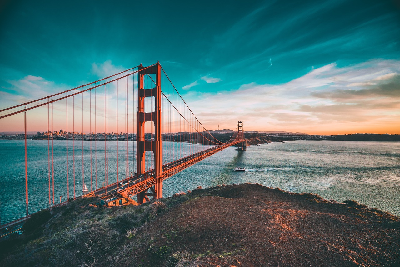 Auksinių Vartų Tiltas, Kalifornija, Tiltas, San, Francisco, Architektūra, San Franciskas, Turizmas, Struktūra, Amerikietis