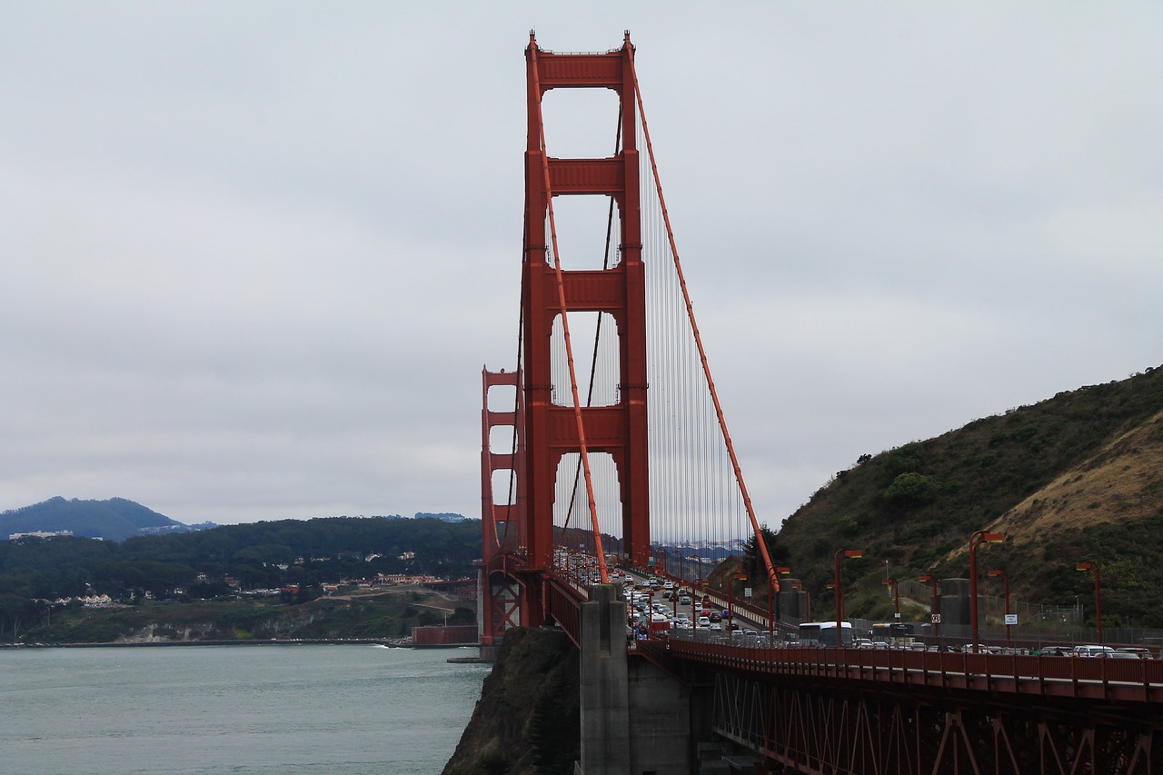 Auksinių Vartų Tiltas, Tiltas, Raudona, San Franciskas, Nemokamos Nuotraukos,  Nemokama Licenzija