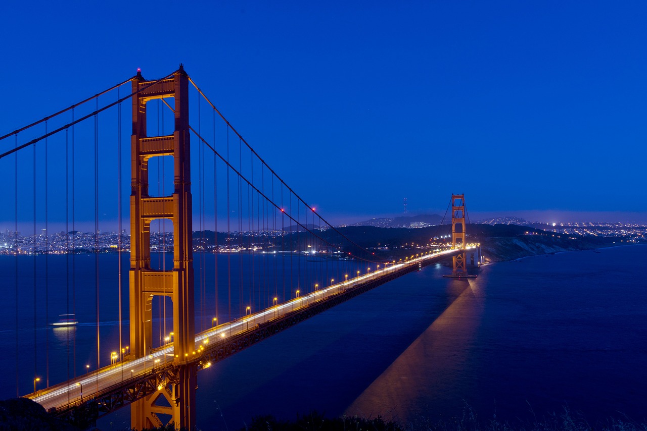 Auksinių Vartų Tiltas, Aukso Vartų Tiltas Auksiniai Vartai, San Franciskas, Kalifornija, Frisco, Tiltas, Kabantis Tiltas, Raudona, Tiltų Statyba, Lyno Tiltas