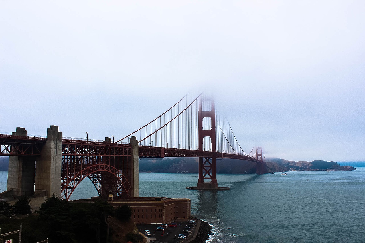 Auksinių Vartų Tiltas, San Franciskas, Usa, Amerikietis, Tiltas, Vartai, Auksinis, Kalifornija, Francisco, San
