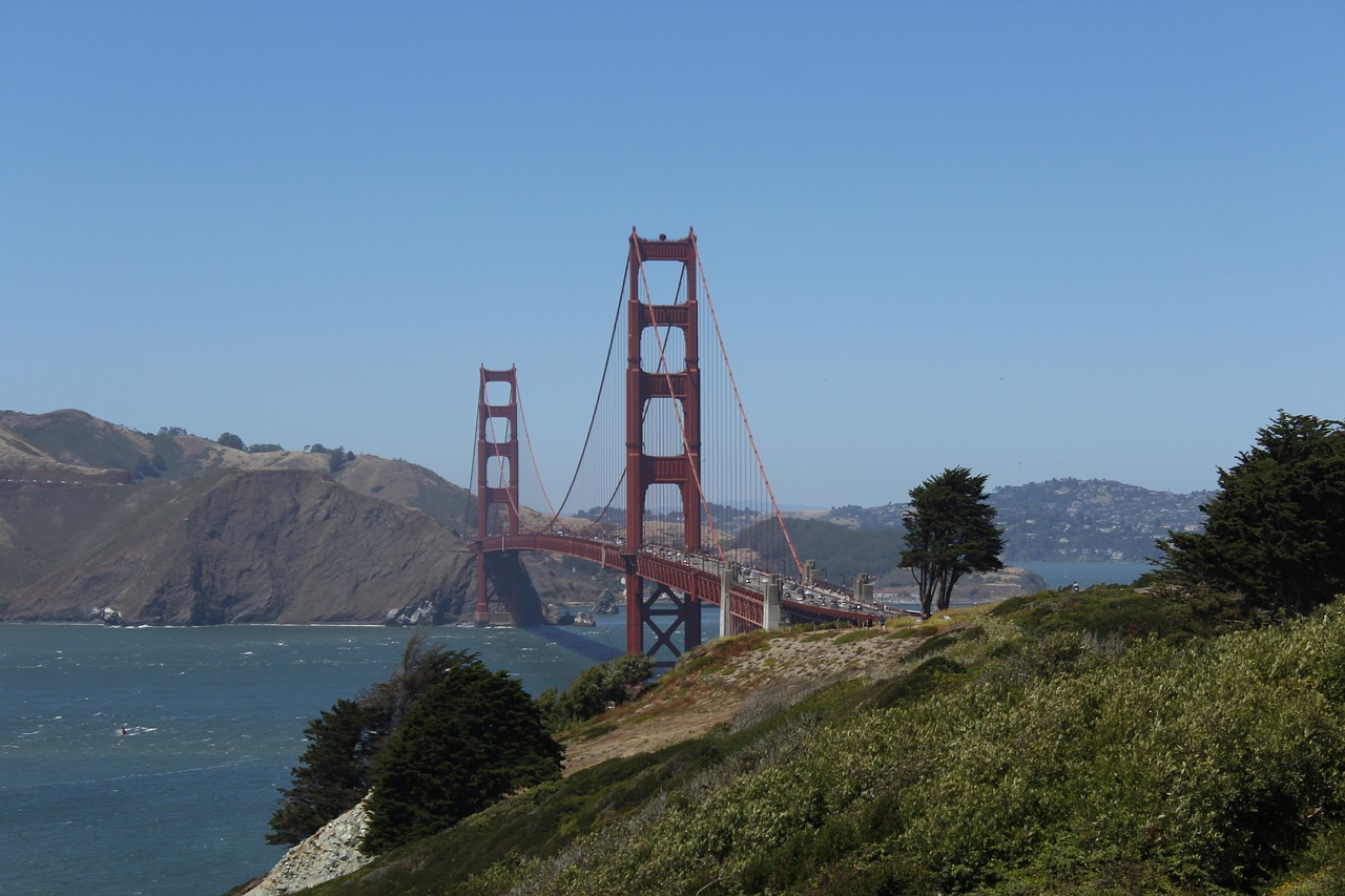 Auksinių Vartų Tiltas,  San Franciskas,  Tiltas,  Architektūra,  Kelionė,  Žymus Objektas,  Vandens,  California,  Vandenynas,  Bay