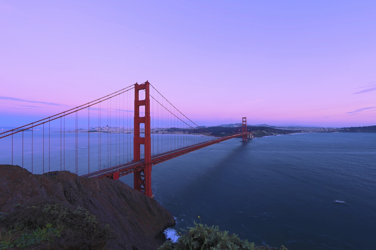 Auksinių Vartų Tiltas,  San Franciskas,  Kalifornija,  Orientyras,  Ramiojo Vandenyno Regionas,  Architektūra,  Pakaba,  Žinomas,  Inžinerija,  Tiltas