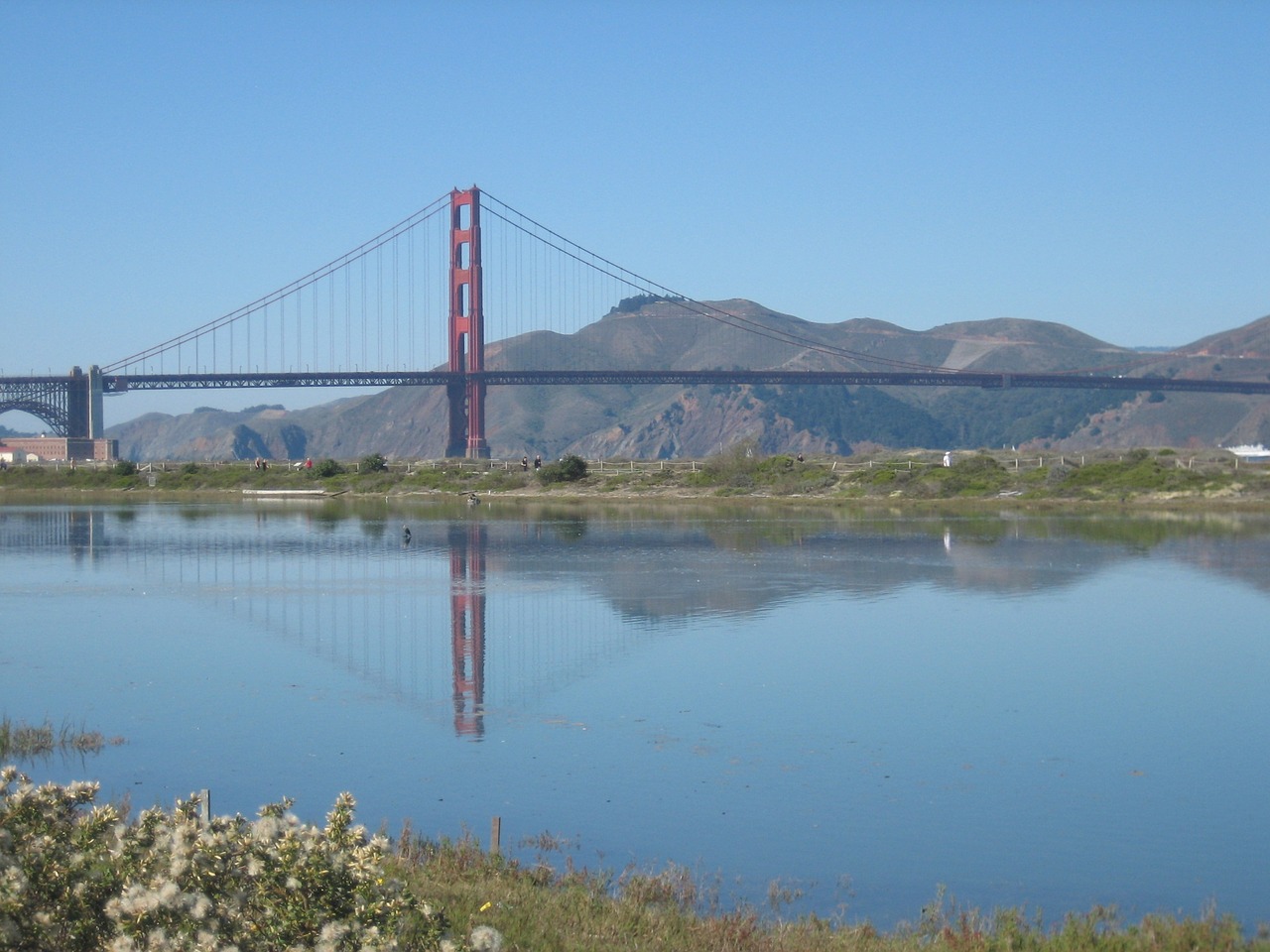 Auksinių Vartų Tiltas, San Franciskas, Lankytinos Vietos, Kalifornija, Tiltas, Kabantis Tiltas, Upė, Ežeras, Jūra, Kalnai