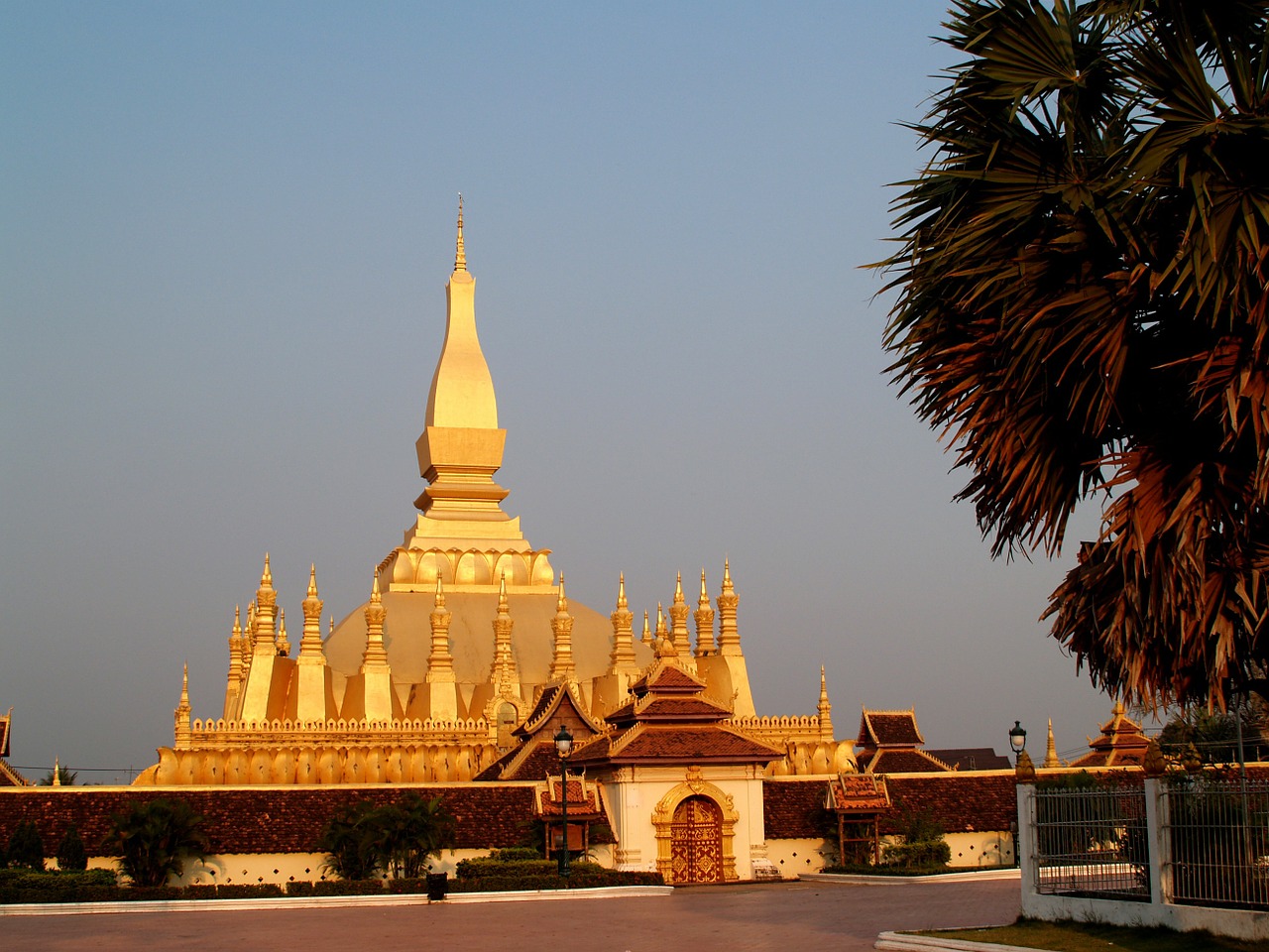 Auksinė Pagoda, Pagoda, Wat Pha-That Luang, Vientiane, Laosas, Paminklas, Budizmas, Asija, Nemokamos Nuotraukos,  Nemokama Licenzija