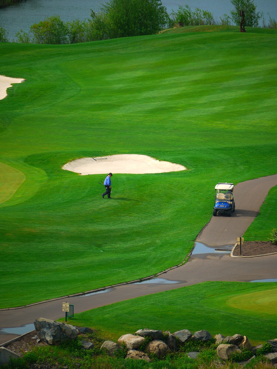 Golfas, Žalias, Krepšelis, Smėlio Gaudyklė, Nemokamos Nuotraukos,  Nemokama Licenzija