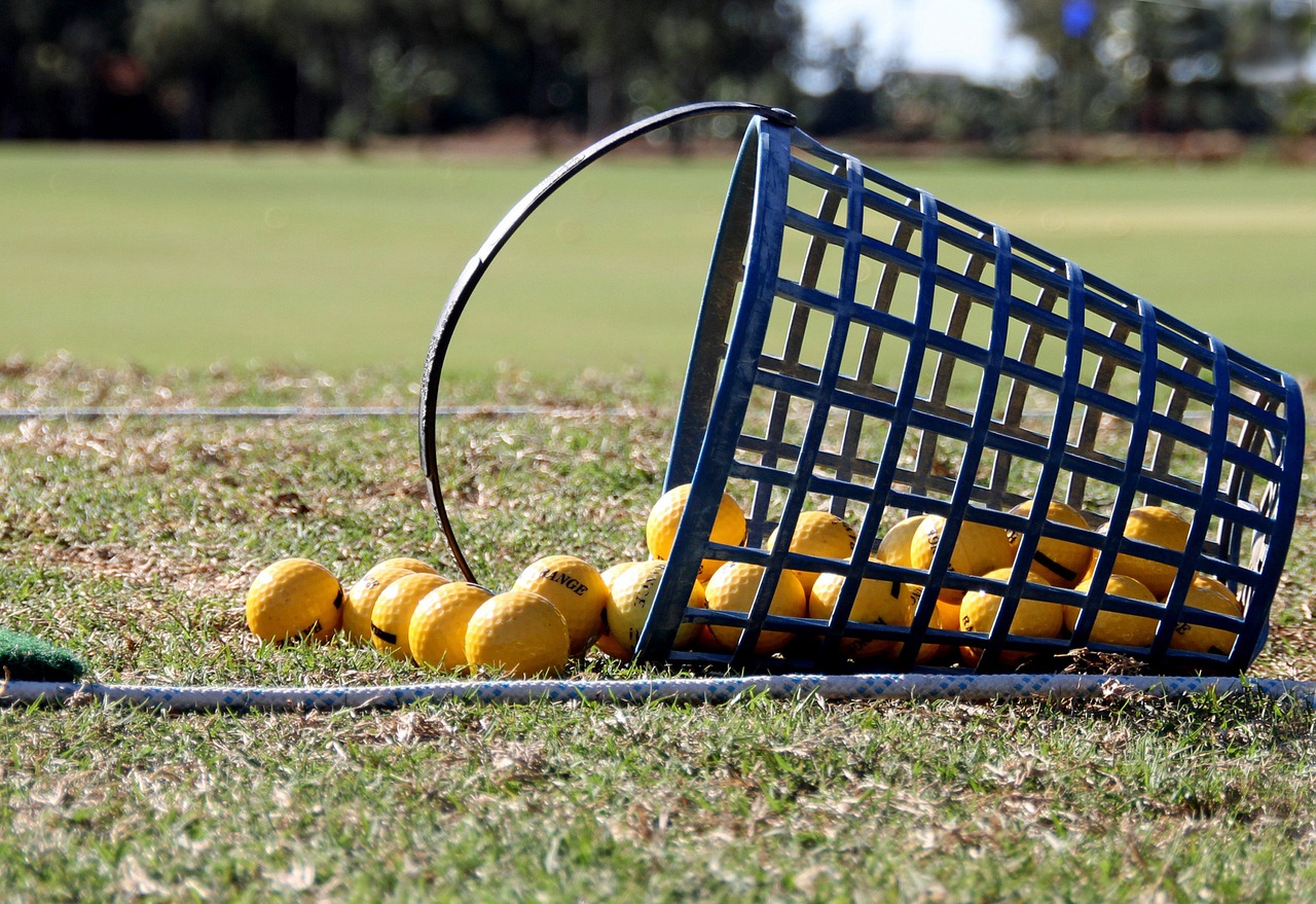 Golfo Kamuoliukai, Krepšelis, Sportas, Lauke, Žolė, Golfas, Įrankis, Nemokamos Nuotraukos,  Nemokama Licenzija