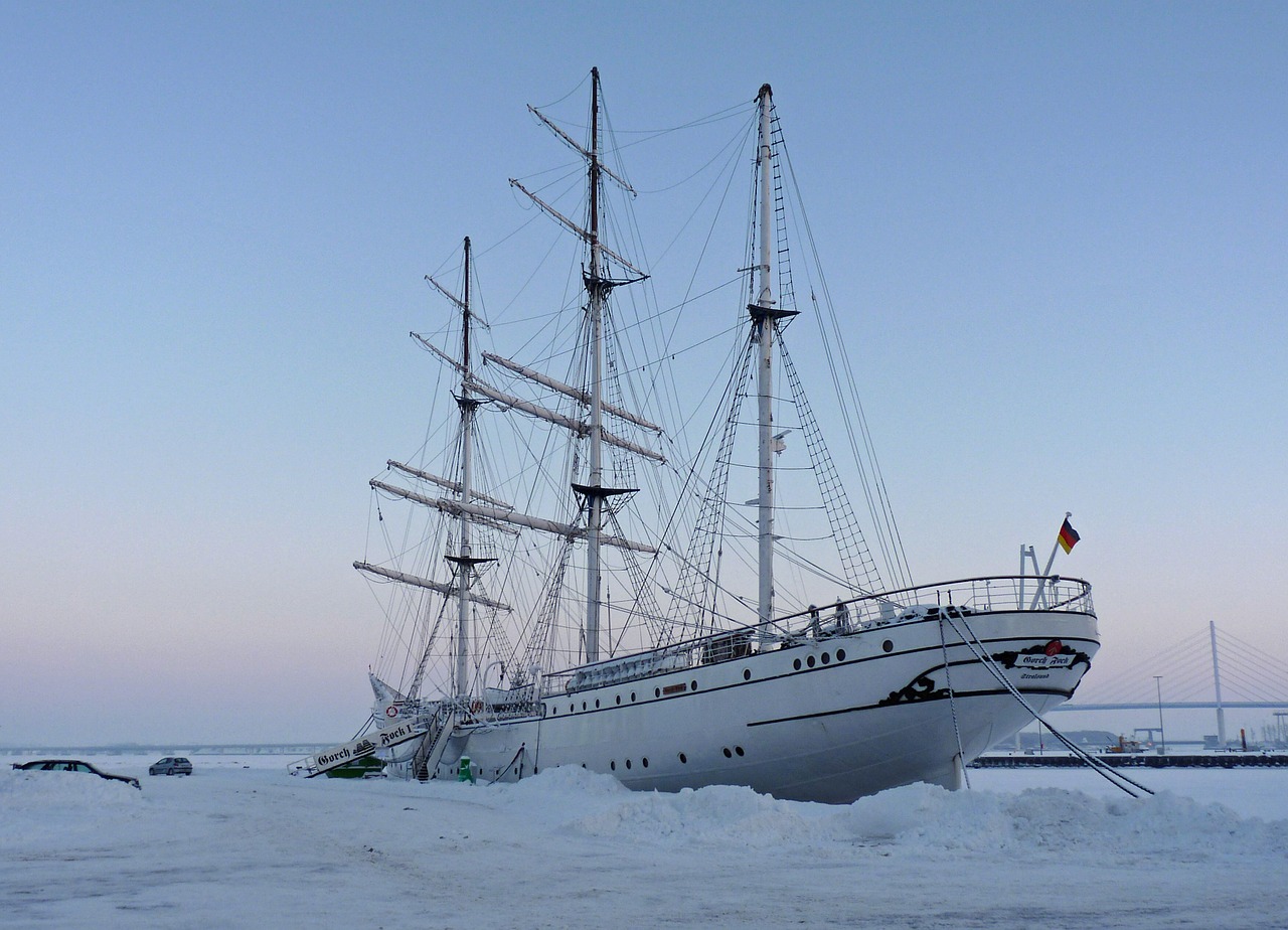 Gorch Fock, Buriuotojo Mokymas, Žiemą, Nemokamos Nuotraukos,  Nemokama Licenzija