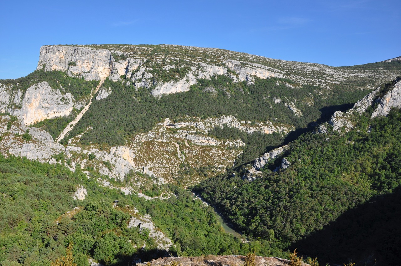 Gorges Du Verdon, Upė, Grioviai, France, Verdon, Kraštovaizdis, Žalias, Vanduo, Į Pietus Nuo Prancūzijos, Provence