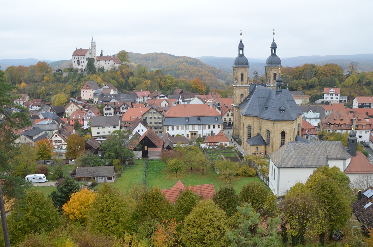 Gößweinstein, Senamiestis, Katedra, Kalnų Miestas, Istoriškai, Nemokamos Nuotraukos,  Nemokama Licenzija