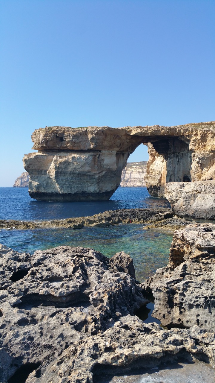 Gozo, Sala, Azure, Aukso Langas, Nemokamos Nuotraukos,  Nemokama Licenzija
