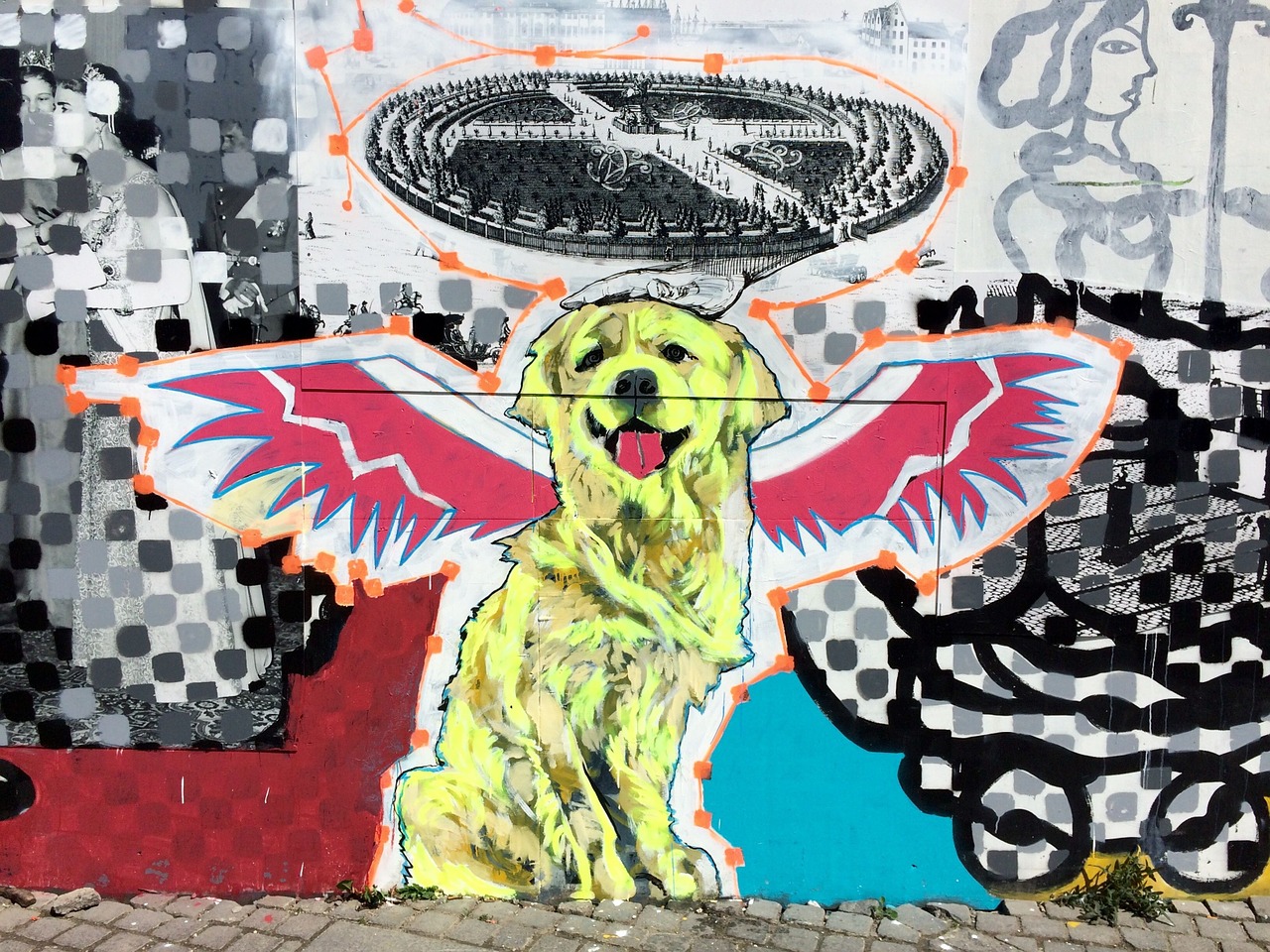 Grafiti, Šuo, Kopenhaga, Nemokamos Nuotraukos,  Nemokama Licenzija