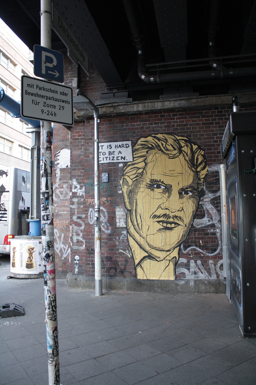 Grafiti, Berlynas, Portretas, Miestas, Nemokamos Nuotraukos,  Nemokama Licenzija