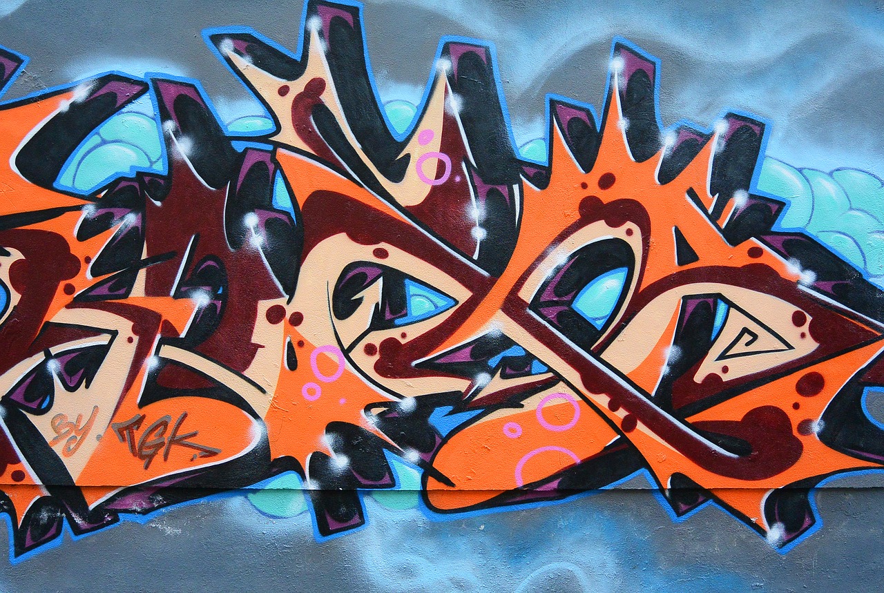 Grafiti, Gatvės Menas, Miesto Menas, Menas, Purkštuvas, Fjeras, Berlynas, Kreuzberg, Oranžinė, Nemokamos Nuotraukos