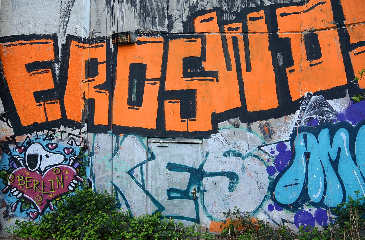 Grafiti, Gatvės Menas, Miesto Menas, Siena, Fjeras, Fasadas, Menas, Purkštuvas, Berlynas, Kreuzberg