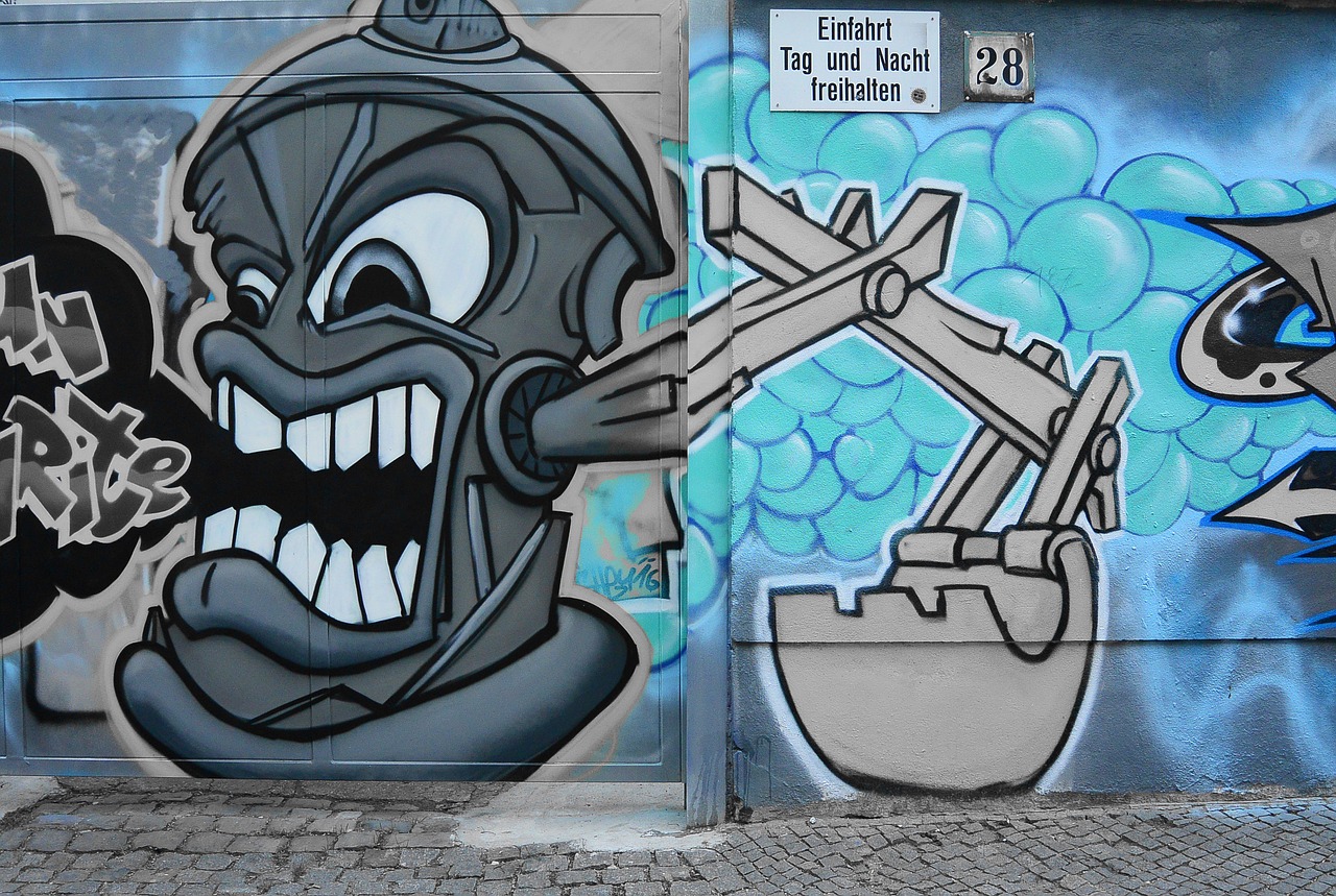 Grafiti, Gatvės Menas, Miesto Menas, Fjeras, Purkštuvas, Siena, Grafiti Siena, Namo Fasadas, Berlynas, Kreuzberg