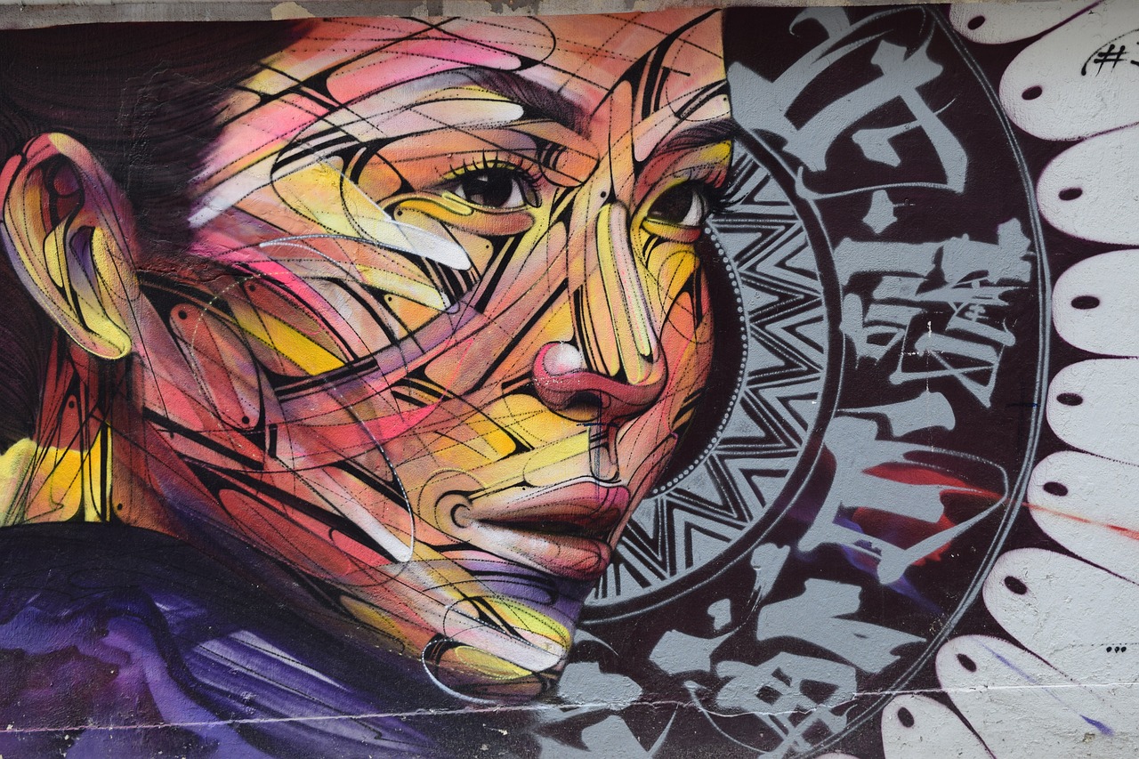 Grafiti, Veidas, Menas, Sąmoningas, Honkongas, Nemokamos Nuotraukos,  Nemokama Licenzija