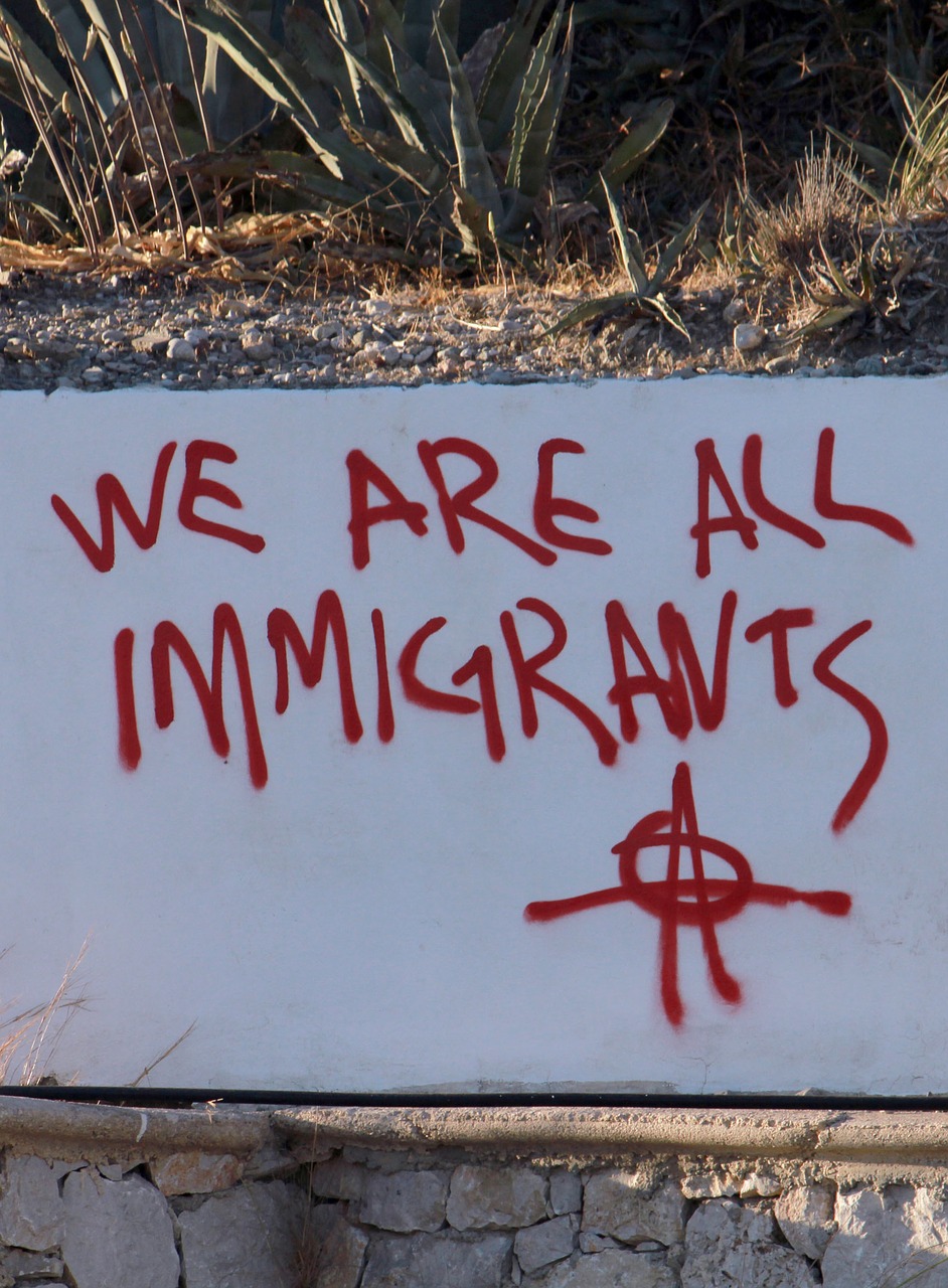 Grafiti, Trumpas, Imigrantai, Protestas, Pabėgėliai, Nemokamos Nuotraukos,  Nemokama Licenzija