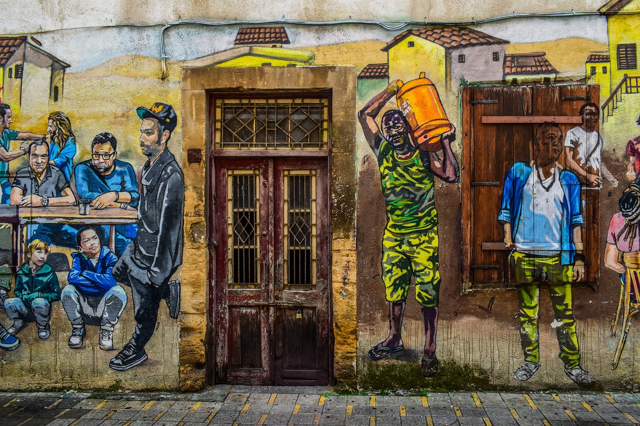Graffiti,  Gatvė,  Žmonių,  Kultūra,  Imigracija,  Miestas,  Miesto,  Menas,  Lefkosia,  Nikosija