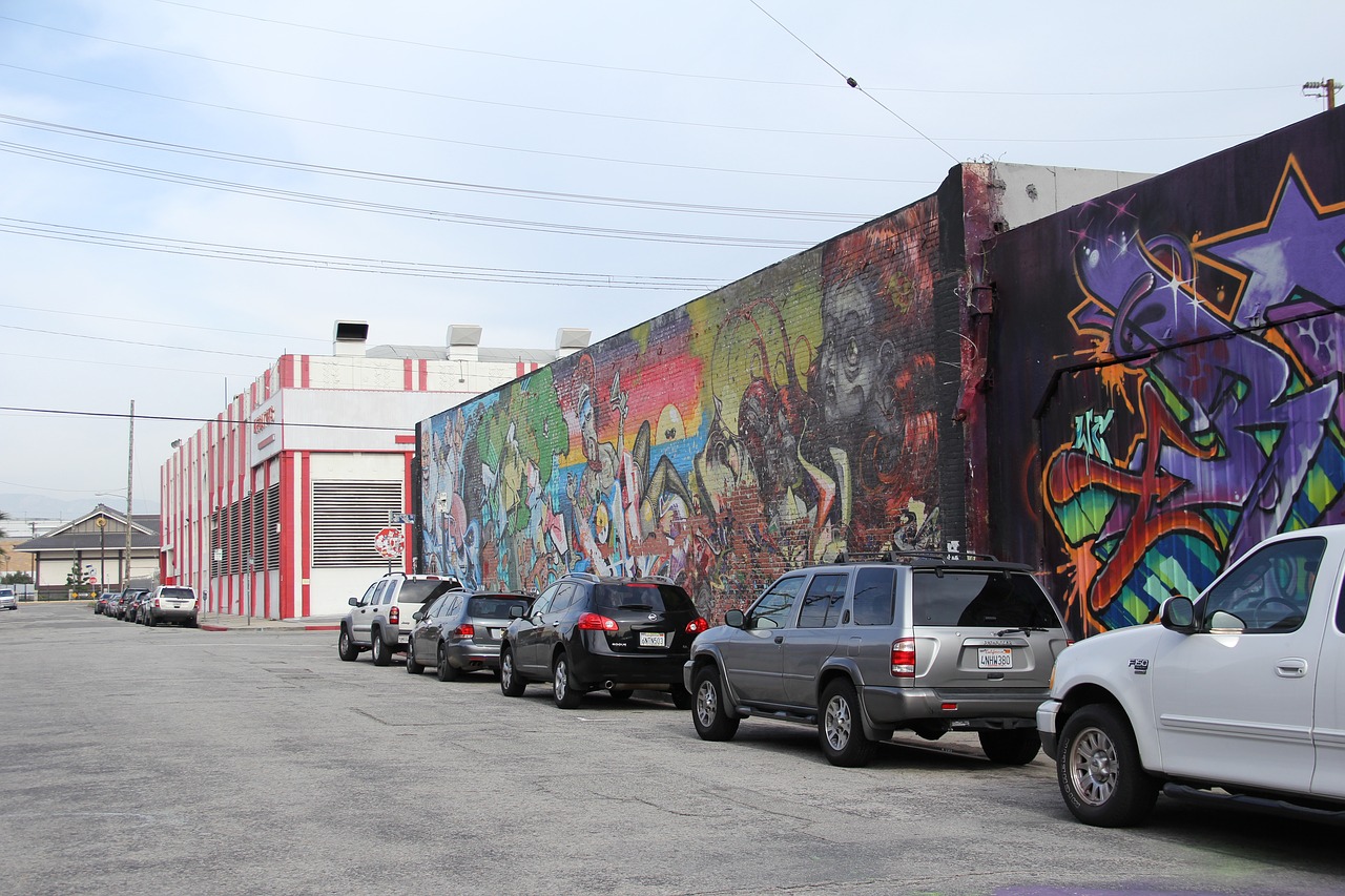 Graffiti,  La,  Los Andželas,  Kūrybiškumas,  Gatvė,  Automobiliai, Nemokamos Nuotraukos,  Nemokama Licenzija