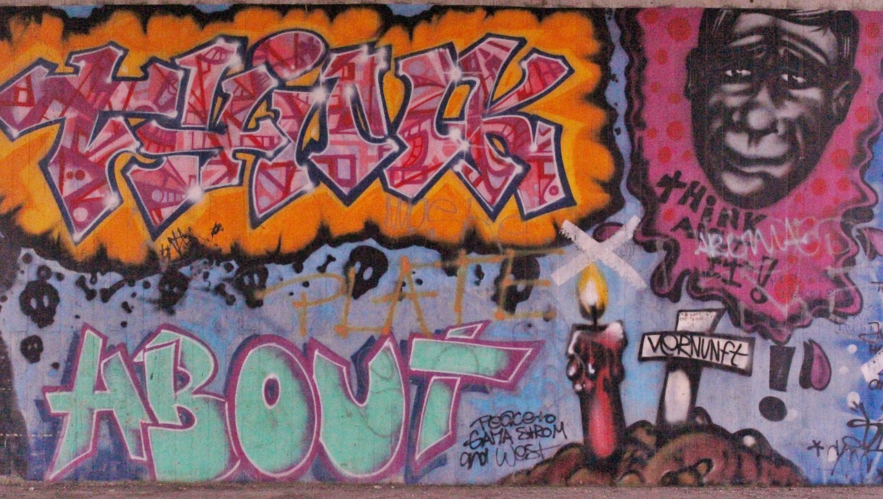 Grafifti,  Gatvės Menas,  Pagalvok Apie Tai,  Išmintis,  Miesto,  Grunge,  Spalvinga,  Patarimai,  Gatvės Žinių,  Idėja