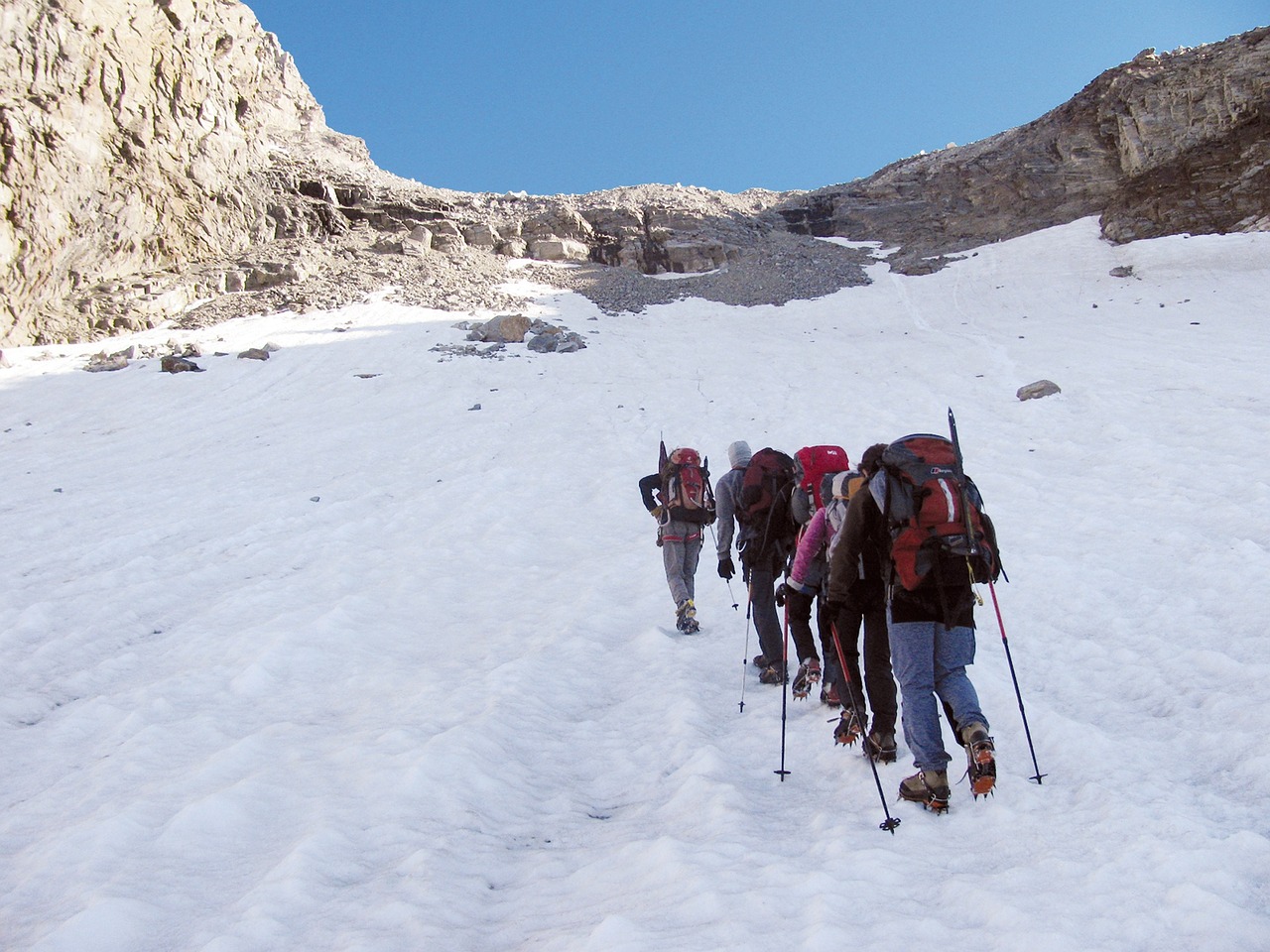 Gran Paradiso, Ledynas, Kalnas, Įtrūkimai, Ledas, Alpės, Sniegas, Snieguotas Kraštovaizdis, Aukščiausiojo Lygio Susitikimas, Gamta