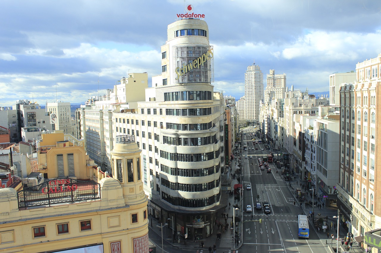 Gran Vía, Madride, Ispanija, Miesto Centras, Puikus Būdas, Nemokamos Nuotraukos,  Nemokama Licenzija